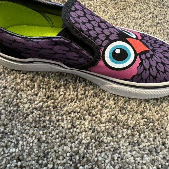 Vans Kids Slip On 10.5 Owls - Picture 5 of 9